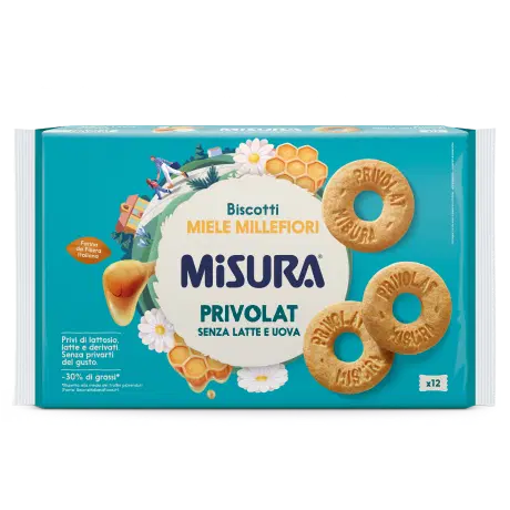 MISURA BISCOTTI PRIVOLAT 400g AL MIELE