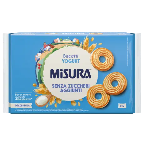 MISURA BISCOTTI DOLCESENZA 400g YOGURT SENZA ZUCCHERO