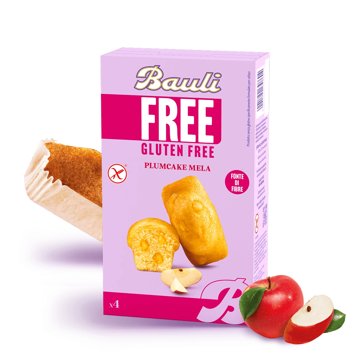 BAULI PLUMCAKE GLUTEN FREE MELA 132g